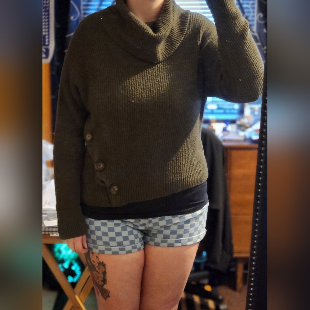 Green sweater